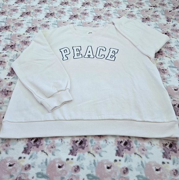 C&C California🌴 "PEACE"☮️ Sweatshirt - NWT - Picture 14 of 15